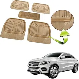 Kozdiko Heavy Duty Beige Color 3G Beige Rubber Mats Set of 5 Pcs for Mercedes Benz GLE-Class-picture-46