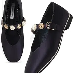 the white pole Trendy Comfortable Slip-on Bellies for Women and Girl-picture-33