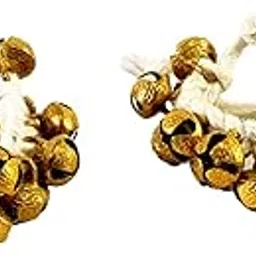 eSplanade Dance Ghungroo (15 + 15) Ghungroo White Cotton String | Bell, Ghungru 1 Line White Cotton String, Ghungroo 1 Line | Paijania | Pazeb | Kathak Indian Classical Dance-picture-25