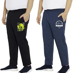 kart black Plus Size Track Pants for Men | Track Pant for Men Combo | Casual Fit Comfortable Track Pant-picture-26