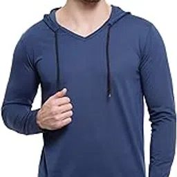 adorbs Men's Cotton Blend Full Sleeve Hooded T-Shirt-picture-35