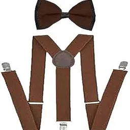 rr design suspender and bow tie set for men (multi-colored) image 1