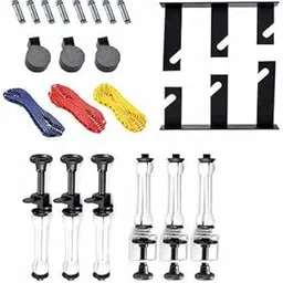 VTS® Background Support Stand for 3 Rollers Background Ceiling Photo Video Studio and Wall Mounting Manual Backdrop Roller System,Chain pully-picture-46