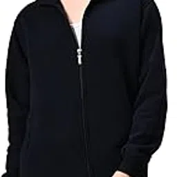 kayu Women Solid Fleece Warm Zipper Open Jacket for Winter (Pack of 1)-picture-22