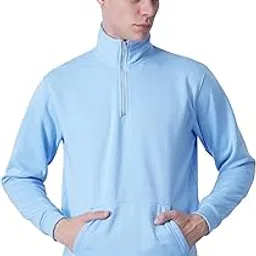 t-store Men's Half Zipper Sweatshirt for Men and Boys-picture-18