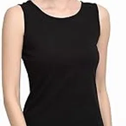 brinns Women's Solid Color Round Neck Camisole/Spaghetti/Tank Top-picture-15