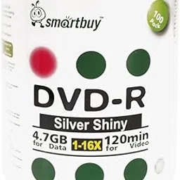 Smartbuy 100-disc 4.7GB 120min 16x DVD-R Shiny Silver Blank Media Record Disc Free Micro Fiber Cloth-image-21