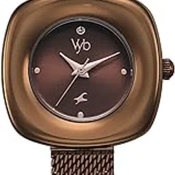 Vyb Runway Quartz Analog Brown Dial Watch for Women-image-31