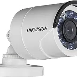 HIKVISION Infrared 720p Turbo HD 1MP 70.9° Viewing Area Security Camera, White image 1