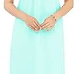 la serranilla Slips AZO-Free Nighties with Laces | Cotton Hosiery Maxi Dress | Cotton Maxi | Hosiery Cotton Night Gown | Super Absorbent Maxi Dress for Women | Available in Free Size & 2XL-picture-32