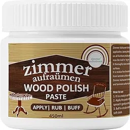 Zimmer Aufraumen WOOD POLISH PASTE 450 ml FOR FURNITURE. WOOD SHINER, FURNITURE POLISH & WOOD MAINTAINER-picture-34