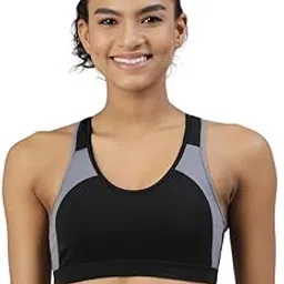 blossom Women's Medium Impact Sports Bra with Removable Cookie pad and Racer Back Styling_Workout Bra-picture-10