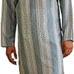 sojanya (Since 1958 Men's Cotton Silk Woven Design Kurta with Churidaar Pyjama-picture-44