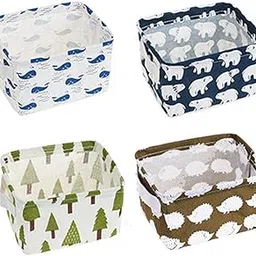 Foldable Cloth Organizer Box For Storage Organisers Storage Box Baskets For Wardrobe Boxes Baby Clothes Organiser Cupboard Small multipurpose storage box Basket for Home (4)-image-0