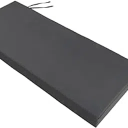 VELURA Garden Bench Cushion 8 cm Thick Soft Bench Pad for Lounger Porch Swing Couch Dark Gray|1 Artificial Faux Landscape Rock|Cushions & Pads| Yard, Garden & Outdoor Living-image-5