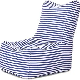 Style Homez Canvas Classic Chair, Cotton Canvas Stripes Printed Bean Bag L Size for Kids, Cover Only-image-63