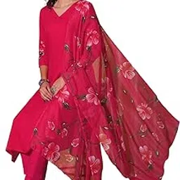anni designer Women's Rayon Blend Straight Printed Kurta with Pant & Dupatta-picture-36