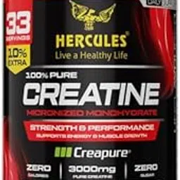 Hercules Creatne | Micronized Creatine Powder | Workout Nutrition Support (100g) image 1