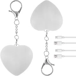 LYIYEYAN 2Pcs Purse Glow Heart Light, LED Automatic Sensor Purse Lamp, Mini Touch Activated Handbag Lamp, Portable Handbag Night Light for Women Girls (Heart)-picture-11