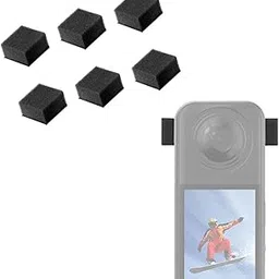 Insta 360 X5 Mic Wind Muff, FotStdio Noise Reduction Windshield Foam Gasket for Insta360 X4 / X3 Microphone Pop Filter 6pcs-picture-22