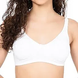 clovia Women's Cotton Non Padded Wire Free Casual Full Coverage Bra-picture-15