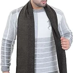 amoldo Relaxed Men And Women Casual/Regular Luxurious Premium Checkered Woolen Acrylic Muffler, Scarf, Stole For Winter Pack Of 1-picture-55