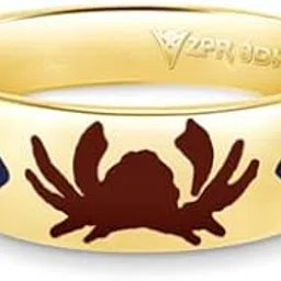 zodiac power store Zodiac Power Rashi Power Cancer Alloy Ring - Gold Ring-picture-46