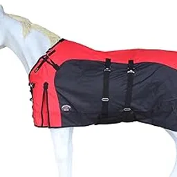 72" 1200D Turnout Lightweight Bellyband Rain Horse Winter Blanket Sheet 386B-image-66