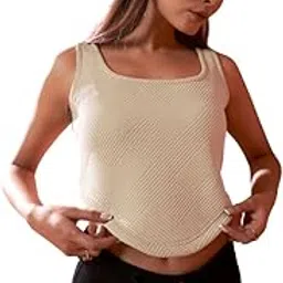greciilooks Women’s Fashion Tops – PloyCotton Crop Tops, Loose Fit Oversized Shirts & Stylish Korean Tank Tops for Summer Wear-picture-23