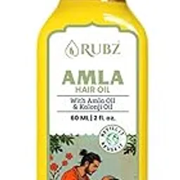 Rubz Amla Hair Oil - 60ml | Ayurvedic Hair Oil with Amla & Natural Herbs | Gentle Daily Hair Care Oil that Conditions Scalp, Adds Softness & Promotes Smooth, Healthy-Looking Hair-image-33