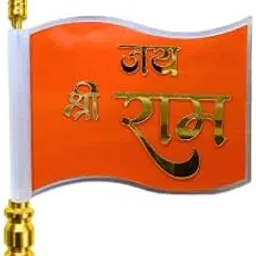 DASHDYNAMO Jai Shree Ram 3D Curve Design Car Bonnet Flag Gold Plated Metal Rod, 1 Clamps-picture-36
