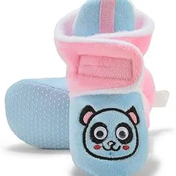star fish Baby Boys & Girls 3 TO 12 Months Skin Friendly Comfortable Baby printed Booties-picture-29