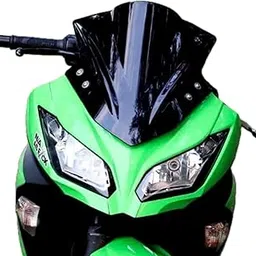 HARP MODZ® Ninja 300 Racing Visor Windshield Wind Deflector Black-image-35