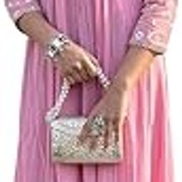 aimers craft Women's Rayon Embroidery Work Georgette Fit & Flare Dress-picture-30