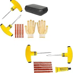 Bnf Vehicle Car Tire Emergency Tool Portable for Tractor ATV Trucks 5 Piece Automotive Tools & Supplies | Automotive Repair Kits | Tire Repair Kits & Tools-picture-30