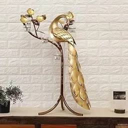 Bharat Art Iron (PEACOCK STANDING (GOLD)) Decorative Wall Art/Sculpture for Home Living Room/Bedroom/Hotels/Office/Café etc. Size (36 * 20 * 20 INCH - Multicolor)-image-64