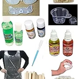 Epoxy Resin Kit for 40 pcs Silicone Mold 3 pc Butterfly Making a Trio of Butterfly Wall Art. A Complete Starter Kit for Beginners with Crystal Clear Epoxy & Pigments.-picture-27