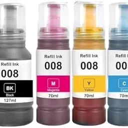 The Black Panther 008 Compatible Ink for Ep Printer L15150, L15180, L6460, L6490, L6570, L6580, M15140, and M15180 (008 Ink Set 4 Color, Multi-Color Pack) (4, Multicolour)-picture-23
