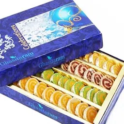 Ghasitaram Gifts Sweets Ghasitarams Assorted Moons Box 200 GMS|Sweets|Sweets Gift Pack|Diwali Sweets|Indian Mithai|Diwali Sweets Gift Box|Sweets Gift Box-picture-56