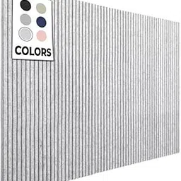 Felt Wall Tiles Wall Slats Large Cork Board Alternative - 15 Pack 30x30cm Cork Board Large Bulletin Board Wall Panels Customizable Bulletin Board + Glue Included (Grey)-picture-20