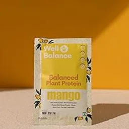 Nutrition Balanced Plant Protein – Mango Flavour | Gut-Friendly Vegan Protein Powder | 25g Protein per Sachet | No Added Sugar | Pack of 10 (Single Serve Sachets)-picture-22