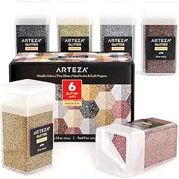 Fine Glitter, Set of 6, 1.5oz Metallic Colors-picture-46