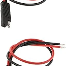 ATORSE 2pcs 12AWG 30A Solar Battery SAE Plug Harness Extension Cord Connector 400mm-picture-10