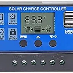 REES52 10A/20A/30A USB Solar Panel Battery Regulator Charge Intelligent Controller 12/24V - 10A-picture-26