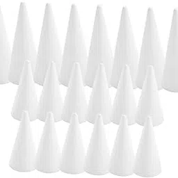 FABLOFT Foam Cones for Crafts for Floral Arrangement Xmas Trees Classroom Activities Style C-picture-34