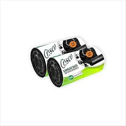 Crysco Garbage Bags Medium Size 19x21 Inches | 60 Count | 30 Bags X 2 Rolls | Garbage Bag Medium Size For Dry & Wet Waste | Black-picture-32
