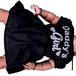 Baby Girls Dady's Girl Printed Stylish Wear-image-41