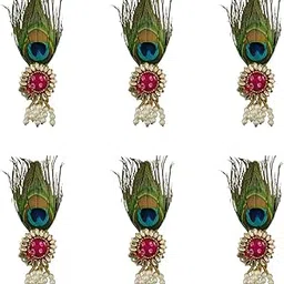 gift jaipur Morepankh Peacock feather (LM-11) Brooches/Brooch/Broaches/Brouches Pack for wedding engagement Men & Women blazer kurta saree-picture-10