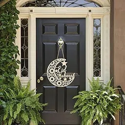 Ramadan Wreath Eid Mubarak Sign 12 inch Ramadan Decor,Eid Mubarak Door Sign Ramadan Decorations for Home 2025- Ramadan Decor - Ramadan Gifts -Ramadan Decorations for Home- eid Decor Item-picture-41