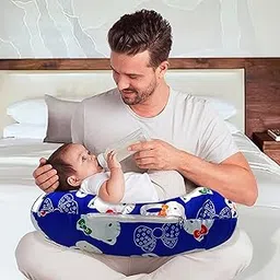 Baby Desire Multipurpose Baby Feeding Pillow | Nursing Support Pillow for Breastfeeding & Bottle Feeding | Maternity Support | Newborn Essentials | Adjustable Strap Feeding Pillow (0-12 Months)-image-86